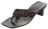 Thumbnail for your product : Charles Jourdan Embellished Slide Sandals
