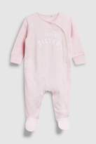 Thumbnail for your product : Next Girls Pink Sister Slogan Sleepsuit (0-18mths)