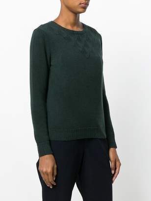 A.P.C. patterned knit neckline sweater