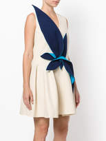 Thumbnail for your product : DELPOZO draped appliqué flared dress