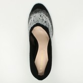 Thumbnail for your product : Nicholas Kirkwood Kim 90 Black Deconstructed Knitted Court Shoes