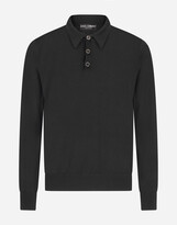Thumbnail for your product : Dolce & Gabbana Cashmere Polo-Style Sweater