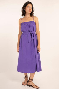 FRNCH Alexiane Violet Dress - S