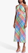 Thumbnail for your product : NEVER FULLY DRESSED Halterneck Stripe Dress, Multi
