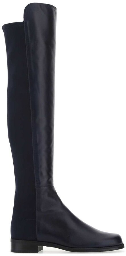 stuart weitzman light blue boots