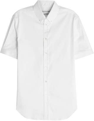 Alexander McQueen Short Sleeved Shirt with Cotton