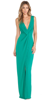 Thumbnail for your product : Halston Drape Front Gown