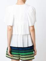 Thumbnail for your product : Sonia Rykiel tiered pleat blouse