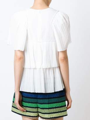 Sonia Rykiel tiered pleat blouse