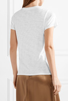 Thumbnail for your product : ATM Anthony Thomas Melillo Schoolboy Slub Cotton-jersey T-shirt - White