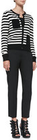 Thumbnail for your product : Band Of Outsiders Straight-Leg Slit-Cuff Ankle Pants