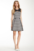 Thumbnail for your product : Cut25 Bold Stripe Techno Knit Dress