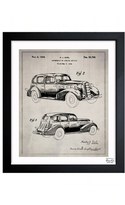 Thumbnail for your product : Oliver Gal 'Car Blueprint' Framed Print