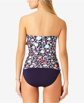 Thumbnail for your product : Anne Cole Lazey Dazey Ruffled Bandeau Tankini Top