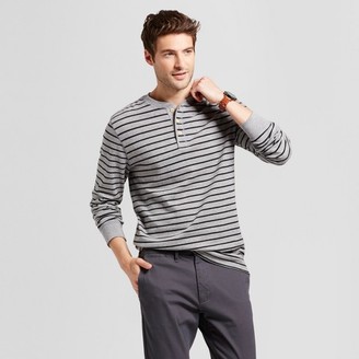 Goodfellow & Co Men's Standard Fit Long Sleeve Henley T-Shirt - Goodfellow & Co - Striped