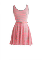 Thumbnail for your product : Delia's Neon Stripe Skater Dress