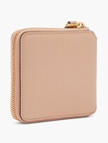 Thumbnail for your product : Valentino Garavani Rockstud Ziparound Grained-leather Wallet - Light Pink