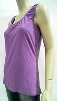 Thumbnail for your product : Merona NEW Womens S Cotton Cami Tank Top Pull Over Scoop Neck Ruffle CHOP 2NSCz1
