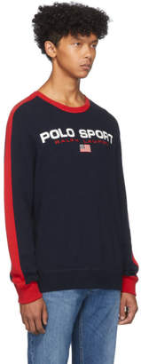Polo Ralph Lauren Navy and Red Logo Sweater
