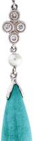 Thumbnail for your product : Jude Frances 18K Pearl, Turquoise & Diamond Earring Jackets