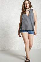 Thumbnail for your product : Forever 21 Plus Size Choker Neck Tank Top
