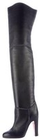 Thumbnail for your product : Christian Louboutin Leather Thigh-High Boots