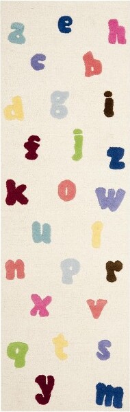 Safavieh SafaviehKidsSFK389HandTuftedIndoorRunner-Ivory/Multi-2'3\
