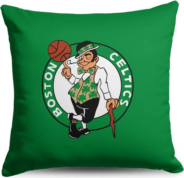 THE NORTHWEST GROUP NBA Celtics Double Down Printed Multicolor Throw Pillow 18x18