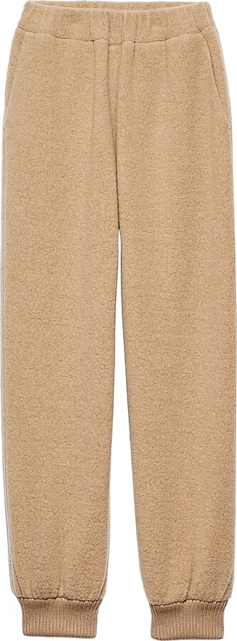 Prada Women's Fleece Joggers - Brown - Size Small