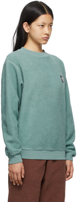 Brain Dead Green Reverse Fleece Sweatshirt