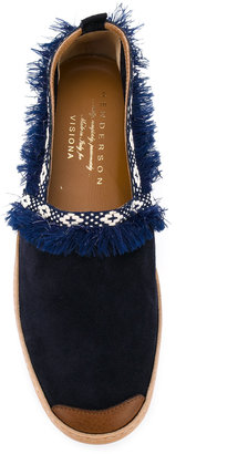 Henderson Baracco Marbella velour slippers