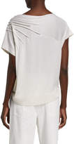Thumbnail for your product : Brunello Cucinelli Cashmere-Silk Off-the-Shoulder Sweater