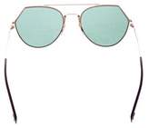 Thumbnail for your product : Fendi Reflective Aviator Sunglasses w/ Tags