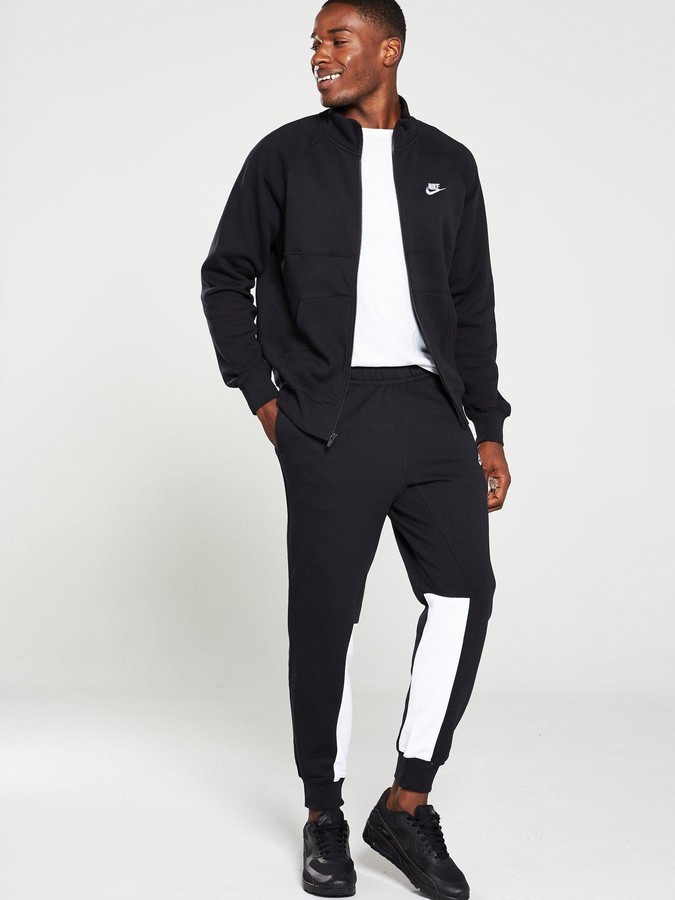 Nike Sportswear Fleece Tracksuit - Black - ShopStyle Men's Fashion