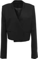 Thumbnail for your product : Helmut Lang Cropped Wool-twill Blazer