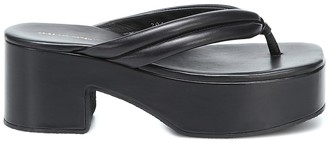 Dries Van Noten Leather platform sandals