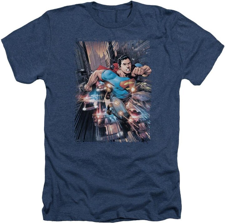 Superman Men's Action Comics 1 Adult Heather Tee / T-Shirt