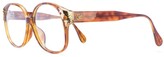 Thumbnail for your product : Christian Lacroix Pre-Owned 1990s Tortoiseshell Round-Frame Glasses