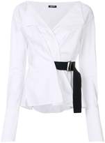 Thumbnail for your product : Jil Sander Navy belted blouse