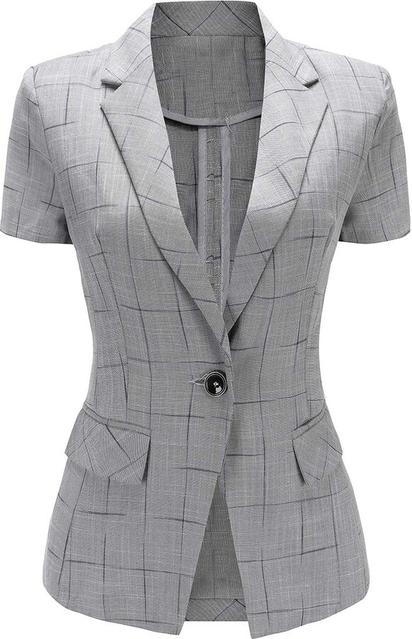 grey smart jacket womens