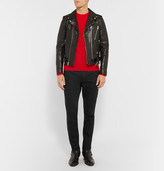 Thumbnail for your product : Saint Laurent Distressed Wool and Cashmere-Blend Sweater