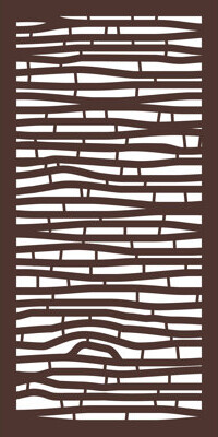 OUTDECO 4 ft. H x 2 ft. W Bungalow Fence Panel