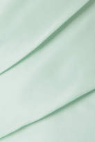 Thumbnail for your product : Monique Lhuillier Silk Strapless Gown - Mint