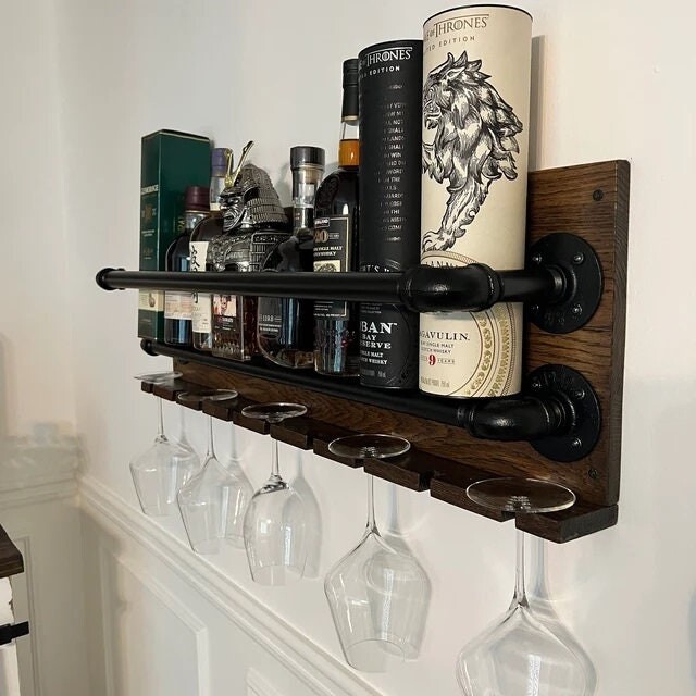 Wine Rack, Liquor Shelf, Wall Shelf, Whiskey Bar Shelves, Shelves