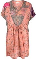 Thumbnail for your product : Mes Demoiselles Floral Print Short Sleeve Dress