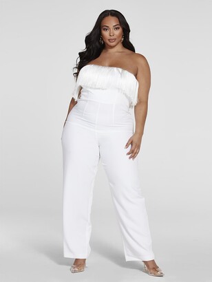 plus Size White Jumpsuit" | ShopStyle