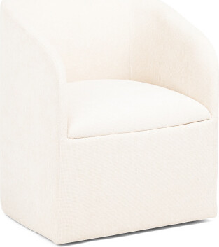 TJMAXX 24X29 Kylie Rolling Caster Wheel Anywhere Chair, Polyester