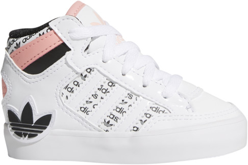 adidas Hardcourt Hi Tennis Shoes - White / Black Pink - ShopStyle