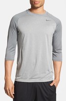 Thumbnail for your product : Nike Dri-FIT Three Quarter Length Raglan Sleeve T-Shirt