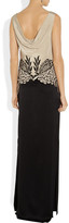Thumbnail for your product : Temperley London Embroidered silk gown